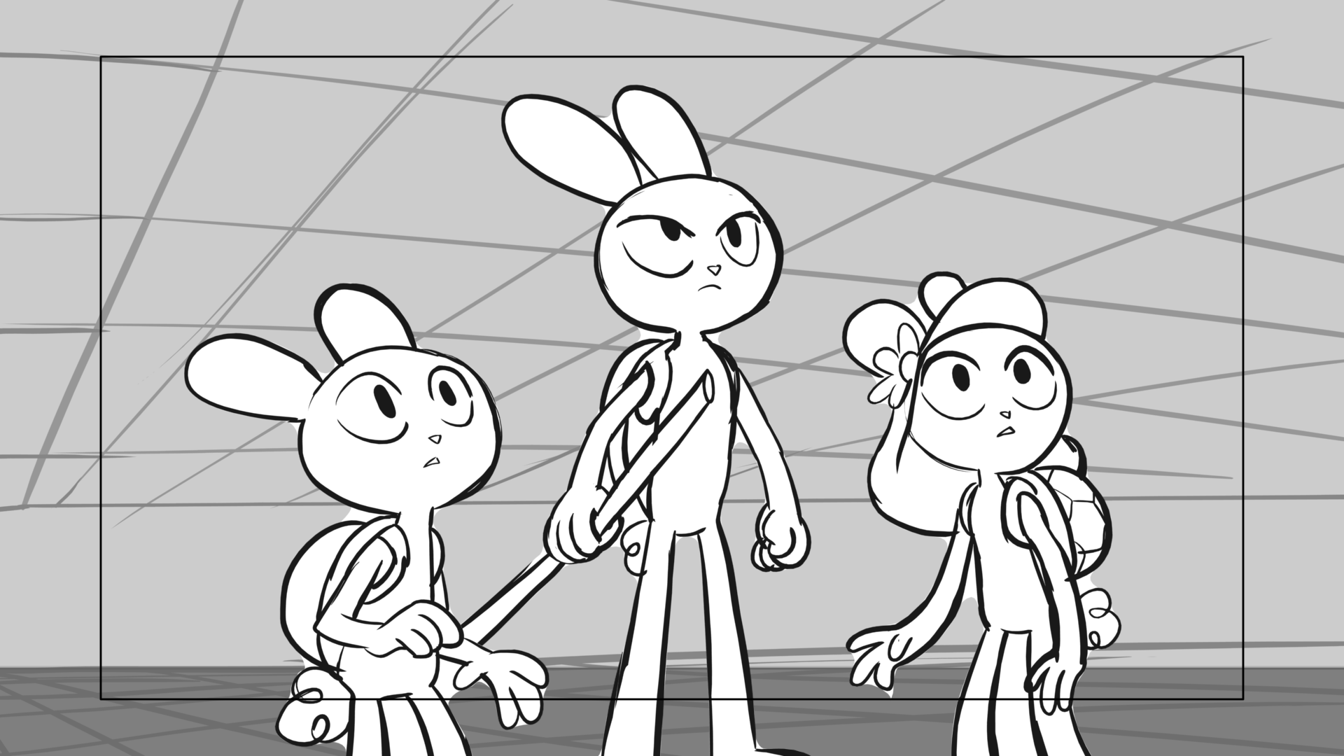 Venom Wars — Escena 20A, panel 1, storyboard by Melissa Ballesteros
